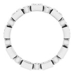 Bezel-Set Eternity Band