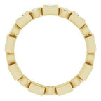 Bezel-Set Eternity Band
