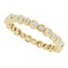 Bezel-Set Eternity Band