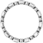 Bezel-Set Eternity Band