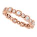 Bezel-Set Eternity Band