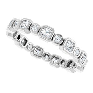 Bezel-Set Eternity Band