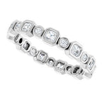 Bezel-Set Eternity Band