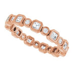 Bezel-Set Eternity Band