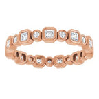 Bezel-Set Eternity Band