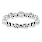 Bezel-Set Eternity Band