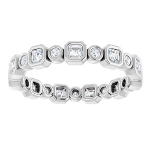 Bezel-Set Eternity Band