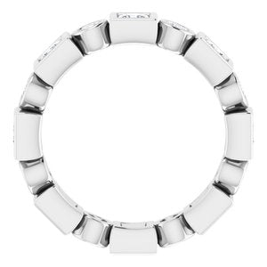 Bezel-Set Eternity Band
