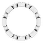 Bezel-Set Eternity Band