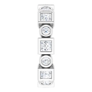 Bezel-Set Eternity Band