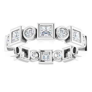 Bezel-Set Eternity Band