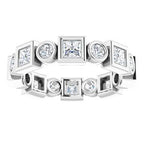 Bezel-Set Eternity Band
