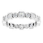 Bezel-Set Eternity Band