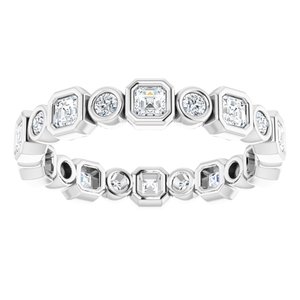 Bezel-Set Eternity Band