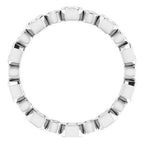 Bezel-Set Eternity Band