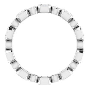 Bezel-Set Eternity Band