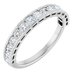 Scalloped Channel-Set Anniversary Band
