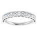 Scalloped Channel-Set Anniversary Band