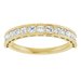 Scalloped Channel-Set Anniversary Band