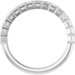 Scalloped Channel-Set Anniversary Band