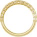 Scalloped Channel-Set Anniversary Band