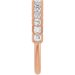 Scalloped Channel-Set Anniversary Band