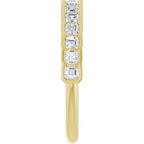 Scalloped Channel-Set Anniversary Band