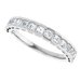 Scalloped Channel-Set Anniversary Band