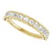 Scalloped Channel-Set Anniversary Band