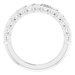 Scalloped Channel-Set Anniversary Band