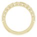 Scalloped Channel-Set Anniversary Band