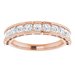 Scalloped Channel-Set Anniversary Band
