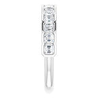 Scalloped Channel-Set Anniversary Band