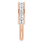 Scalloped Channel-Set Anniversary Band