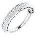 Scalloped Channel-Set Anniversary Band