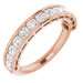 Scalloped Channel-Set Anniversary Band
