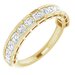 Scalloped Channel-Set Anniversary Band