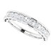 Scalloped Channel-Set Anniversary Band