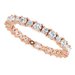 Accented Eternity Band