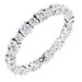 Accented Eternity Band