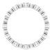 Accented Eternity Band