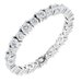 Accented Eternity Band