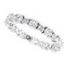 Accented Eternity Band