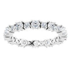 Accented Eternity Band