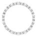 Accented Eternity Band