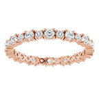 Accented Eternity Band