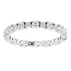 Accented Eternity Band