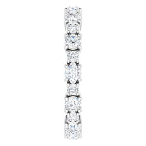 Accented Eternity Band