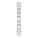 Accented Eternity Band