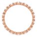 Accented Eternity Band